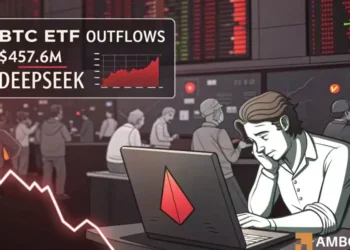 BTC ETFs lose $457M after DeepSeek’s market entry – Details