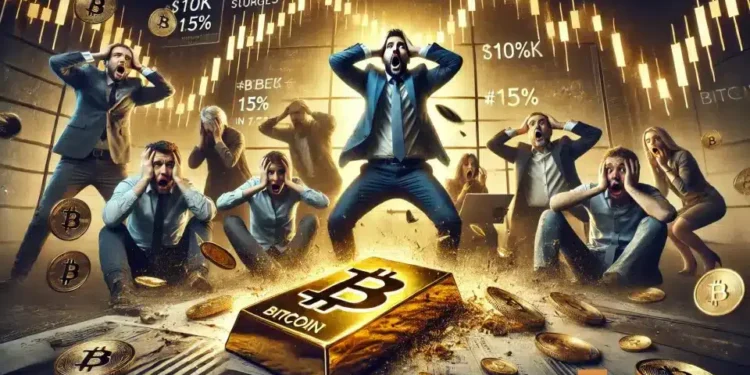 Bitcoin at $10K? Analyst highlights risk as gold surges 15% in 2025