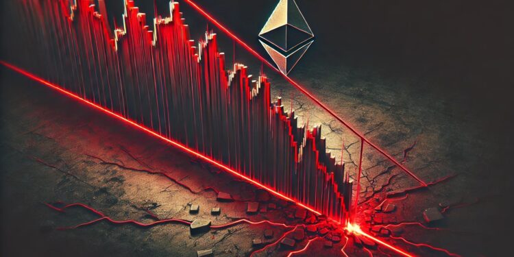 Ethereum Breaks Below Parallel Channel – Is ETH Collapsing To $1,250?