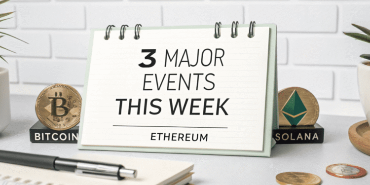 3 big events that could shake crypto markets this week!