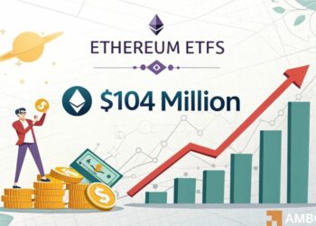 Ethereum ETF inflows just spiked $104 mln: Is Wall Street bracing for lift-off?