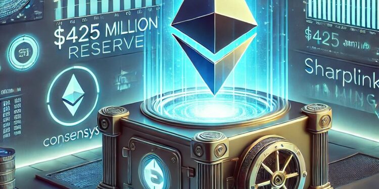 SharpLink Gaming Launches $425 Million Ethereum Reserve Plan with Consensys Backing