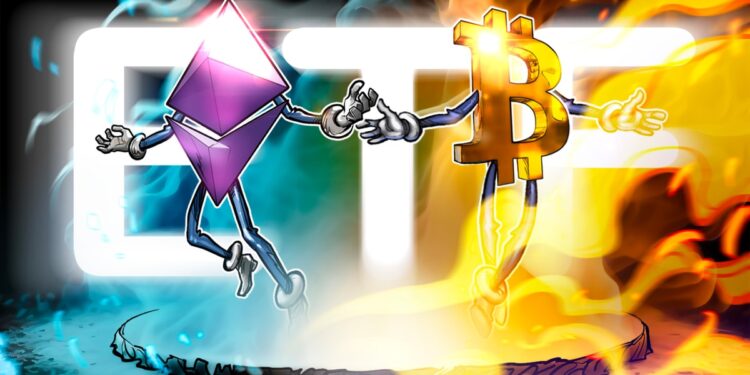 Ether ETFs Inflows Surpassed Bitcoin ETFs Inflows for the Past 6 Trading Days.