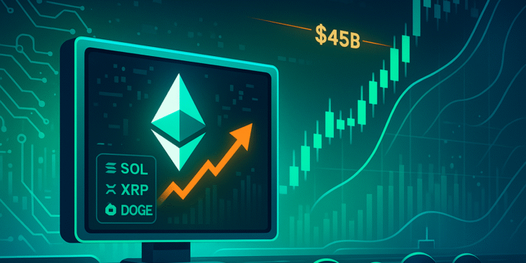 Ethereum Leads Futures Rebound As Top Altcoin OI Nears $45B