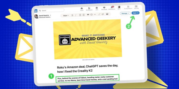 How I started my own LinkedIn newsletter for free – in 5 easy steps