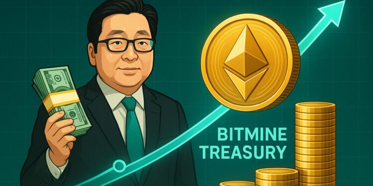 Tom Lee Buys $45M In Ethereum As Bitmine Expands Treasury To $7B ETH