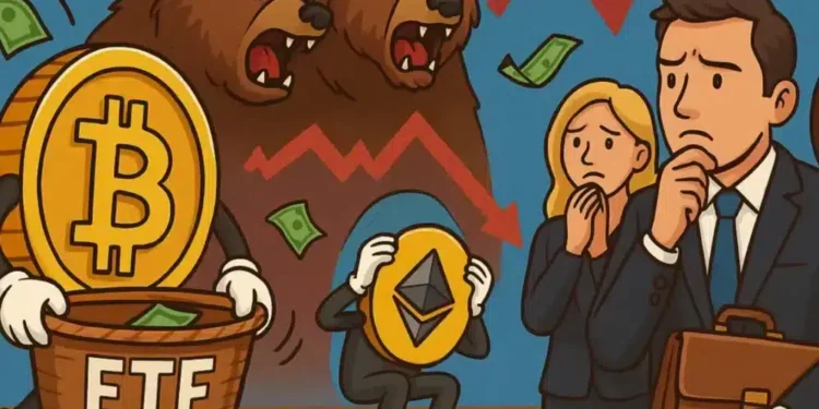 Ethereum and Bitcoin ETFs bleed $1.7B as investor nerves kick in – Why now?