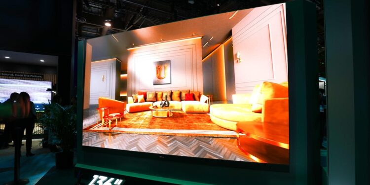 Hisense’s giant 136-inch TV probably won’t even fit in your home, but you can get it for $20,000 off