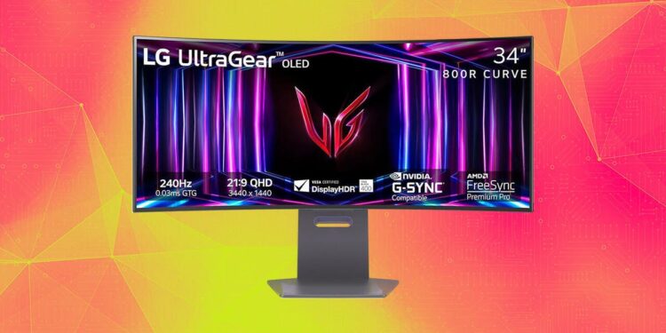 Save $400 on the 34-inch UltraGear OLED gaming monitor at LG