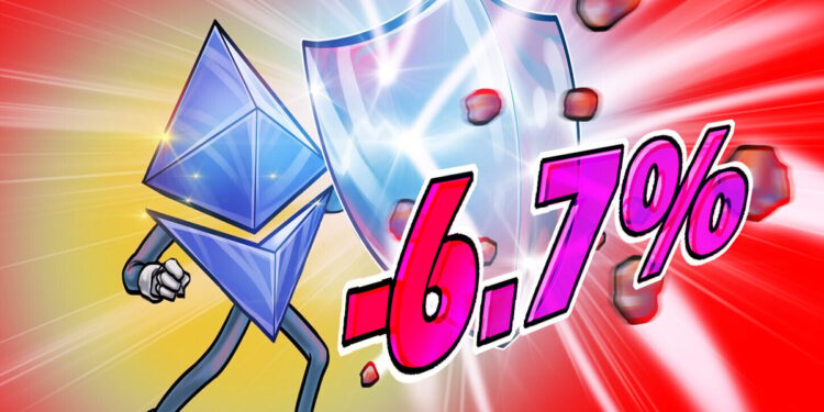 ETH Down Only 6.7% Following Friday’s Crypto Market Crash