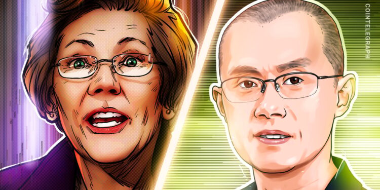 Sen. Warren Says CZ Legal Threats ‘Without Merit’: Report