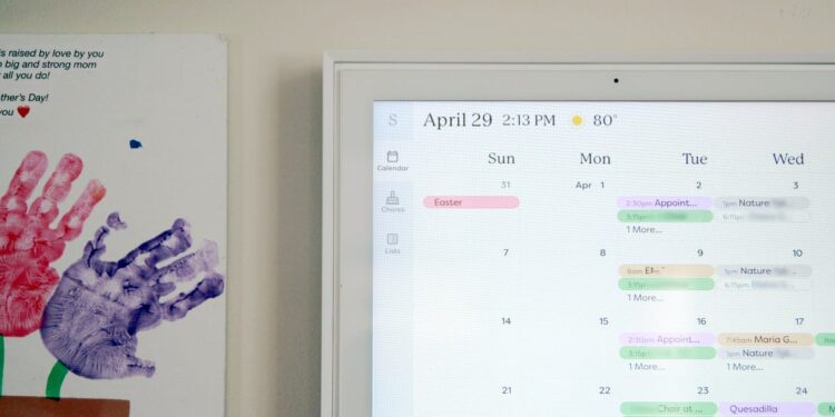 This wall-mounted smart calendar can get you organized before the new year (and it’s on sale)