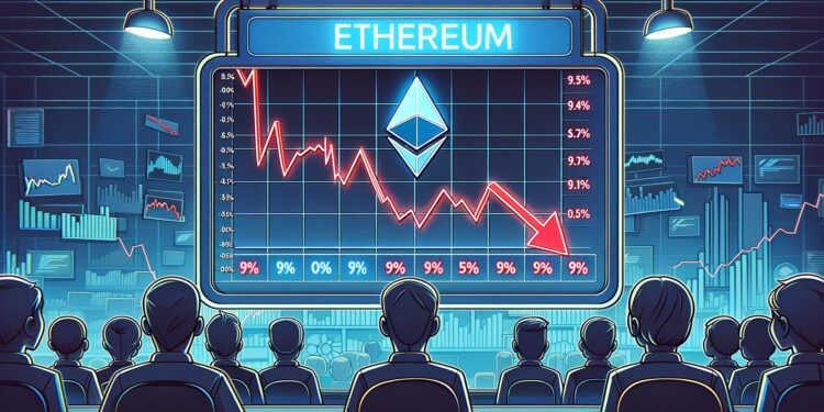 Ethereum Sheds 5% Amid Market Pullback, Raising Risks of Deeper Correction